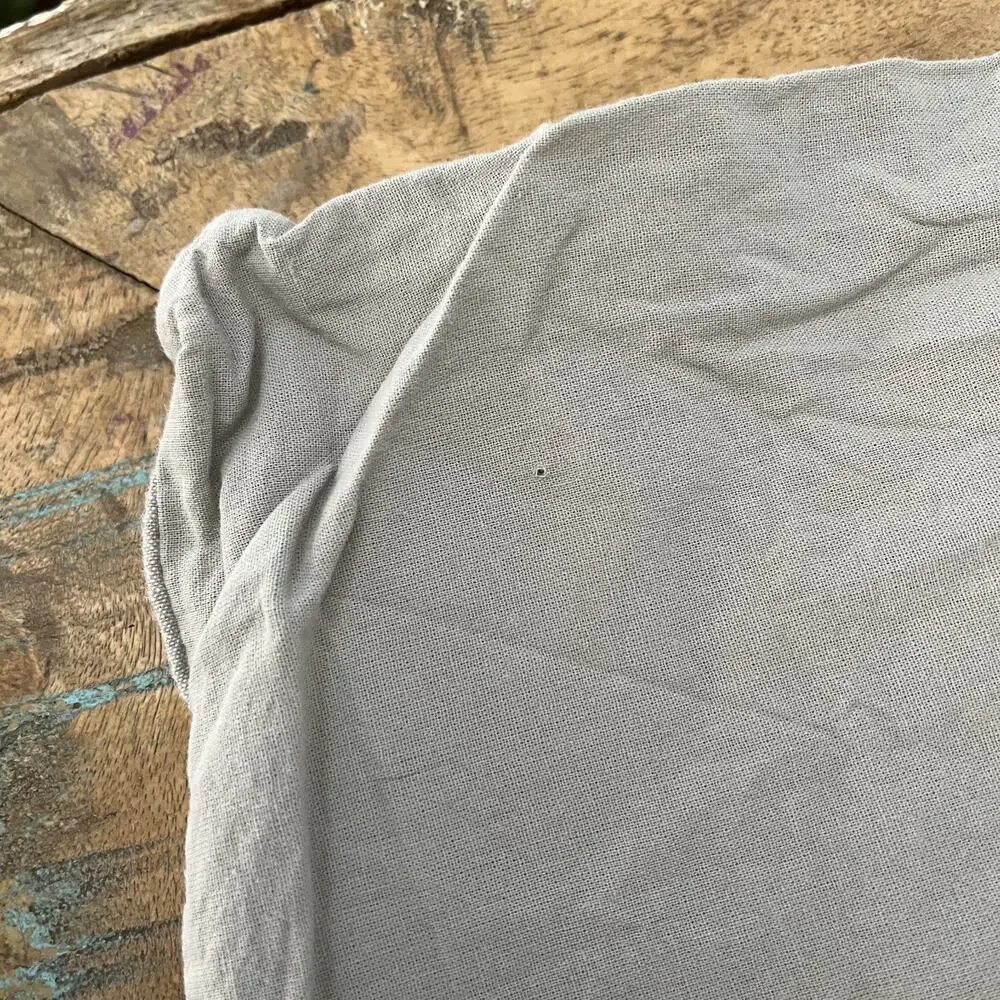 Magnolia Hearth & Hand Linen Blend King Pillowcase Pair Solid Heather Gray